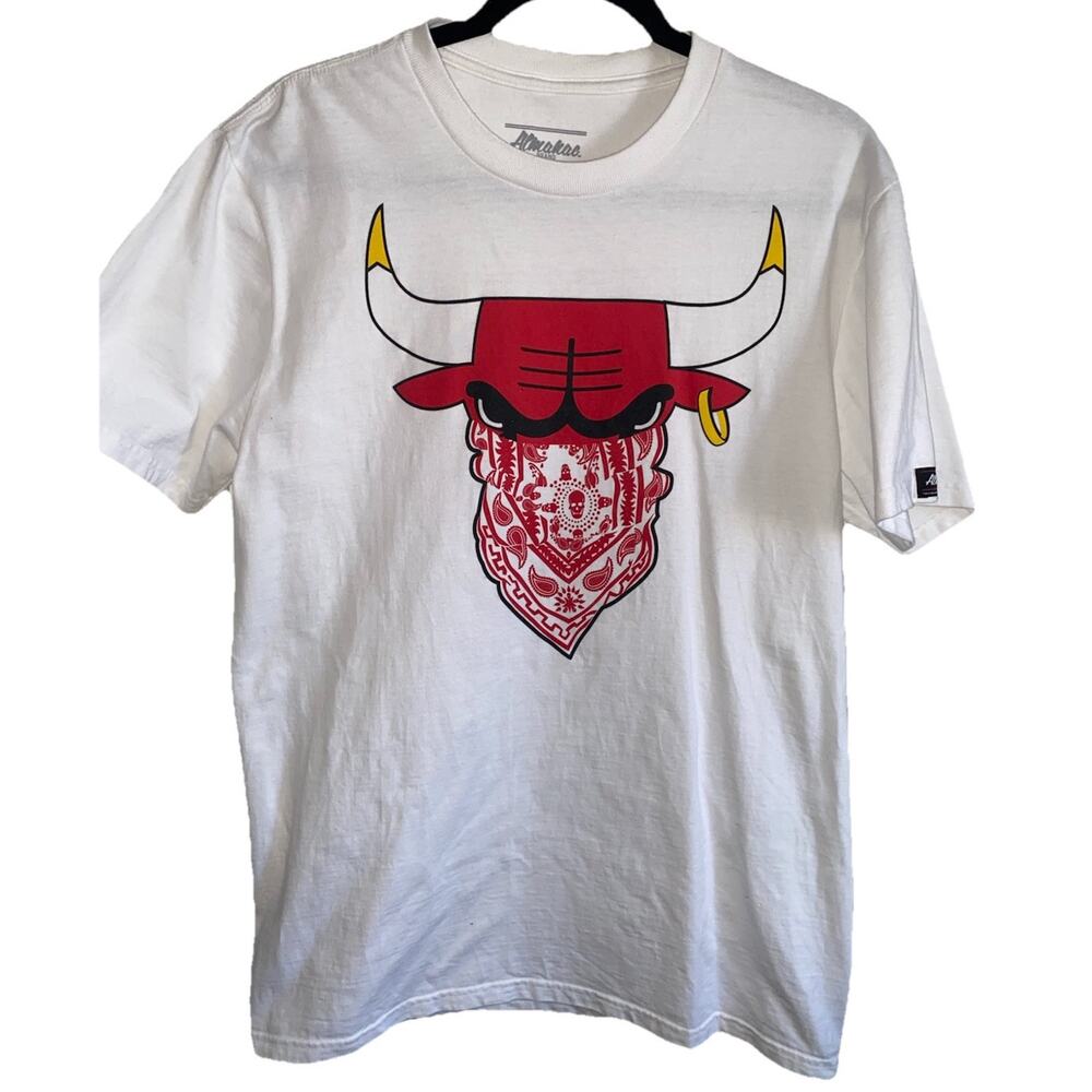 Almanac Brand Chicago Bulls Men’s Short Sleeve T-shirt Sz Large